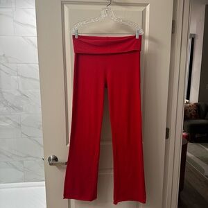 SKIMS Limited Edition Cherry Foldover Pants- Size Large